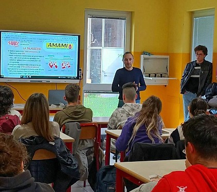 Le scuole e la donazione sangue